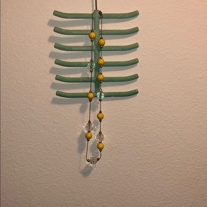 Yellow beaded necklace!